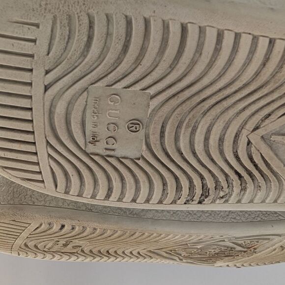 Gucci Men's Black Sneakers with Red and Blue Stripes - Picture 7 of 7